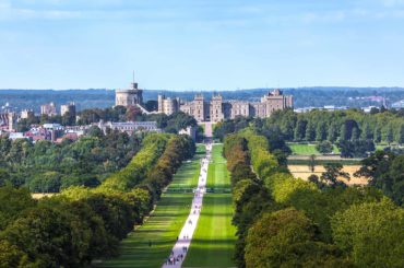 aerial view of windsor castle