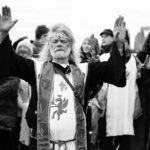 druids gathering at stonehenge