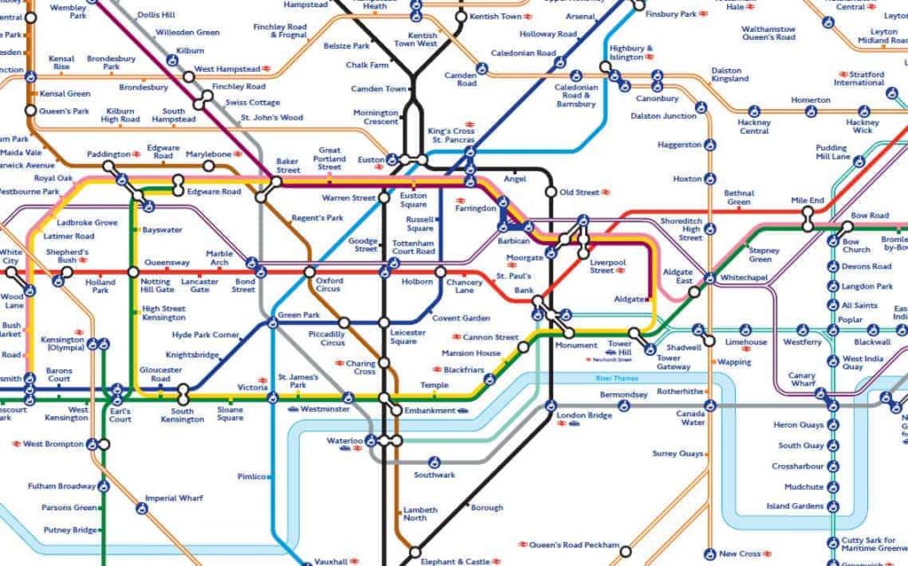 Colours Of Underground Lines London Tube Map Explained