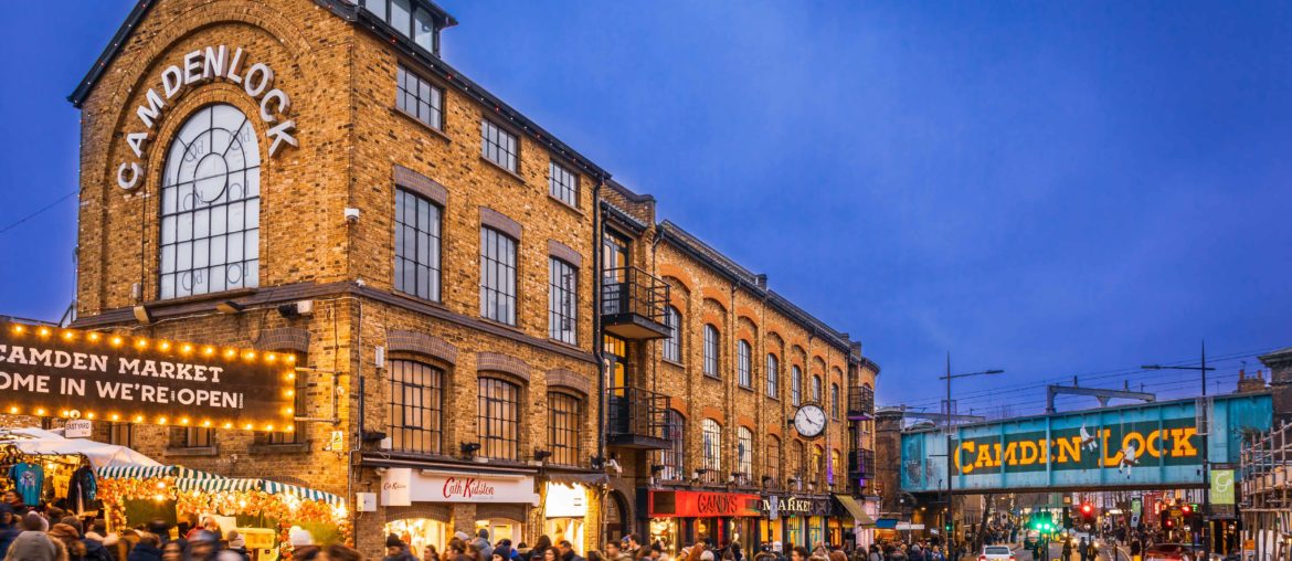 Camden Town scene during nighttime