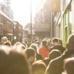 busy street in central london