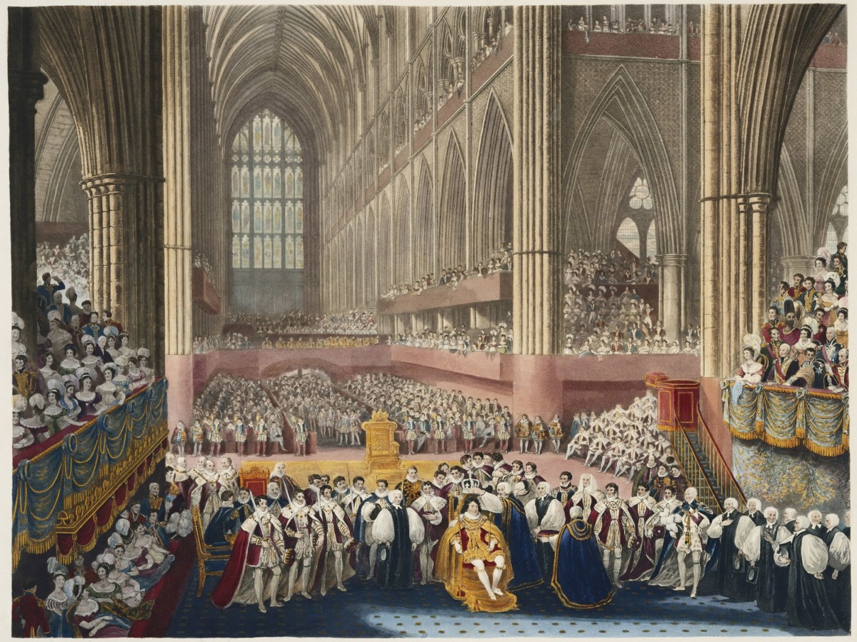 royal coronation at westminster abbey